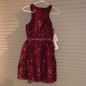 Say Yes to the Dress Wine colored sequined dress